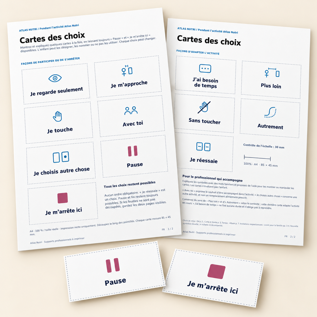 Cartes des choix