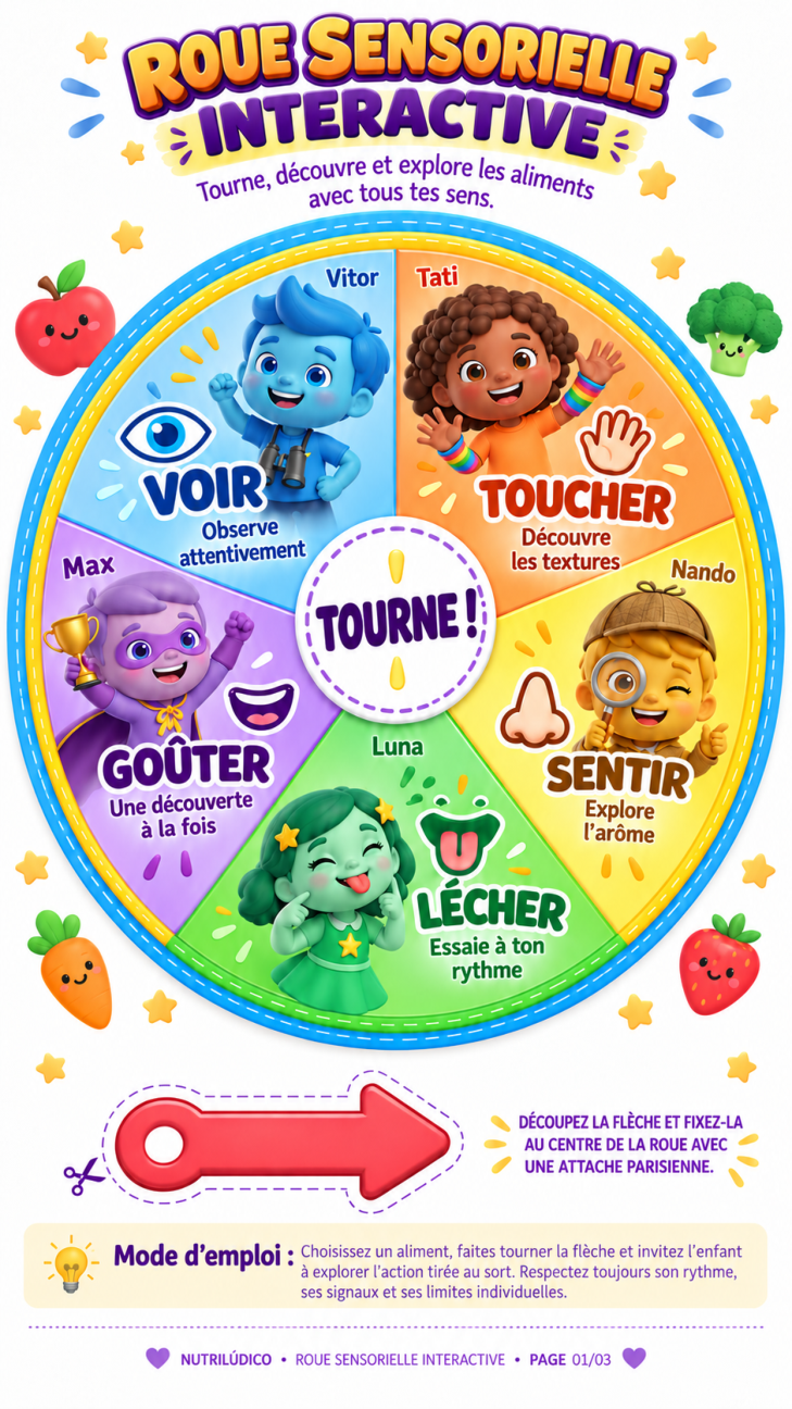 La roue donne une forme à l’invitation