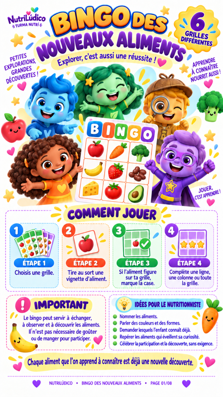 Bingo des Nouveaux Aliments